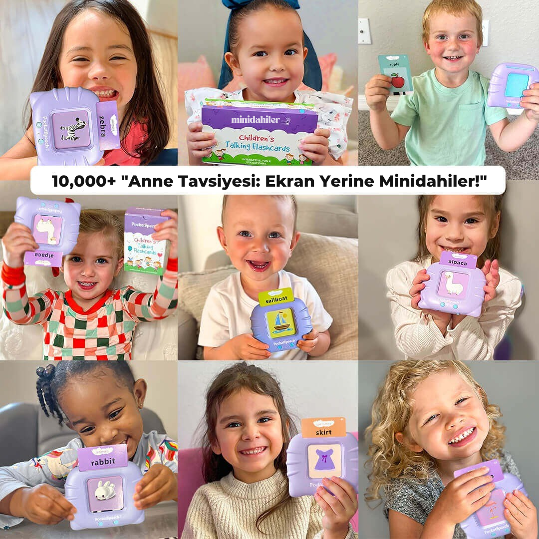 Mini Dahiler İngilizce konuşma kartları